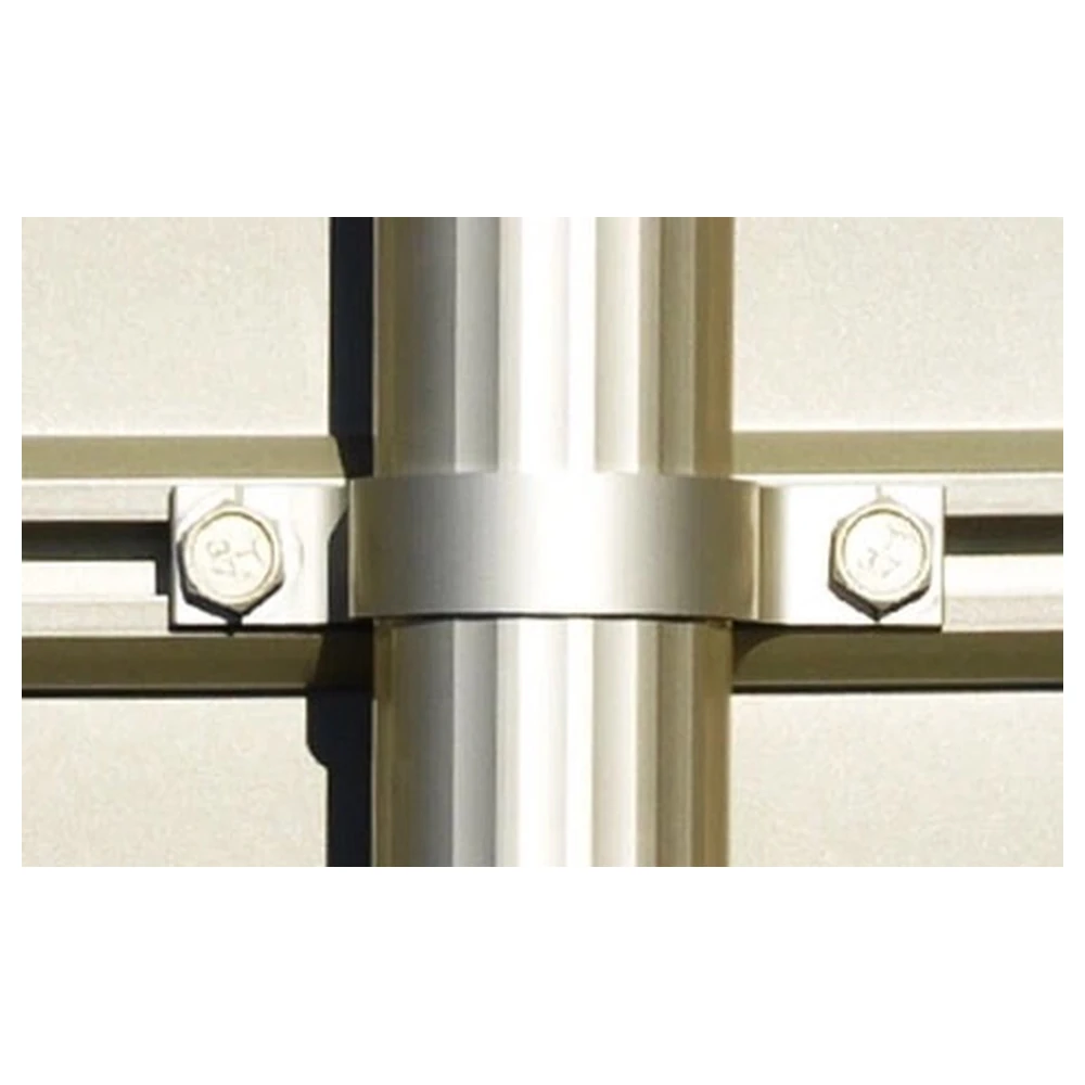 Collier de fixation en profilé aluminium — réf. SA-CO-STD