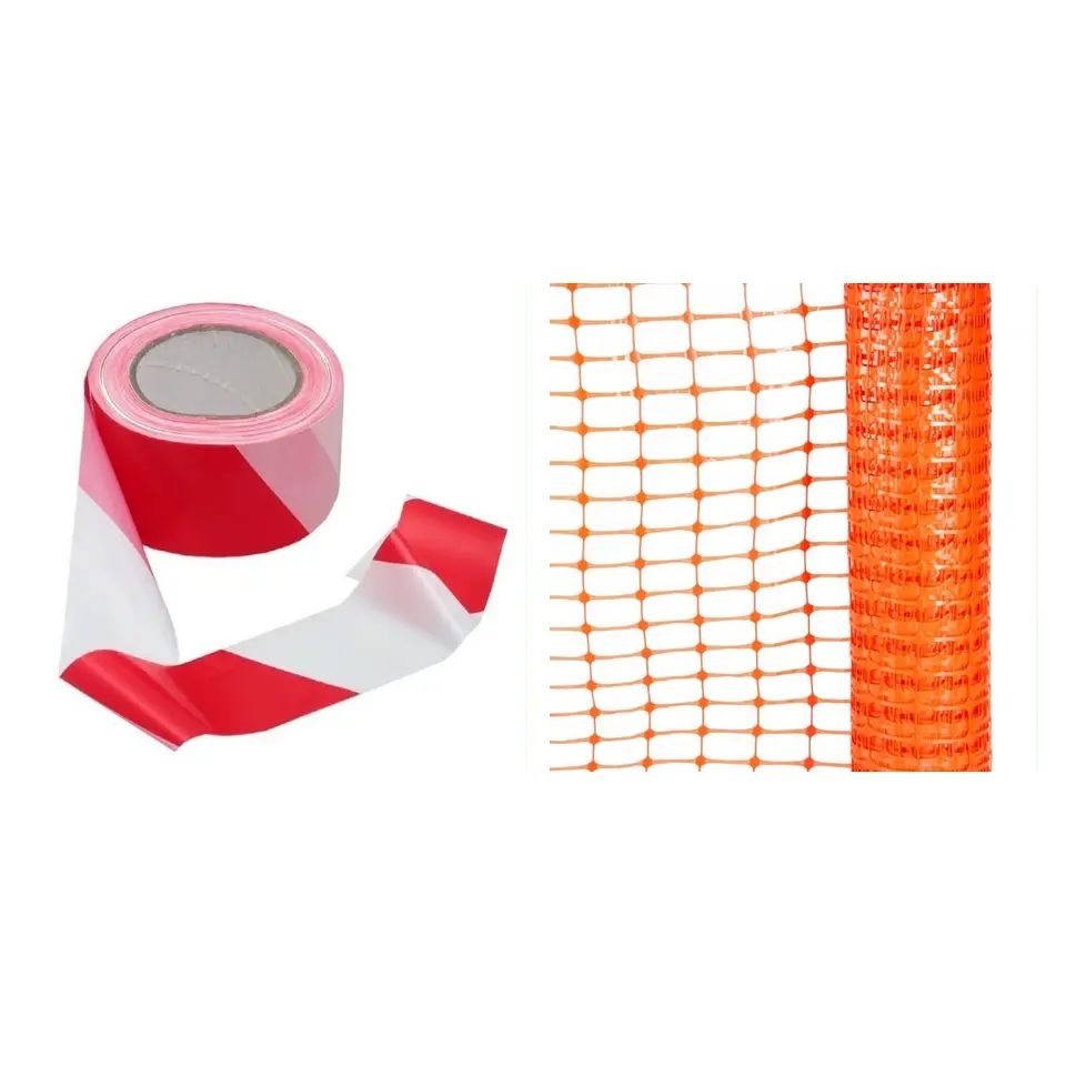 Balisage léger — ruban et filet de chantier — réf. SC-BA-LEGER