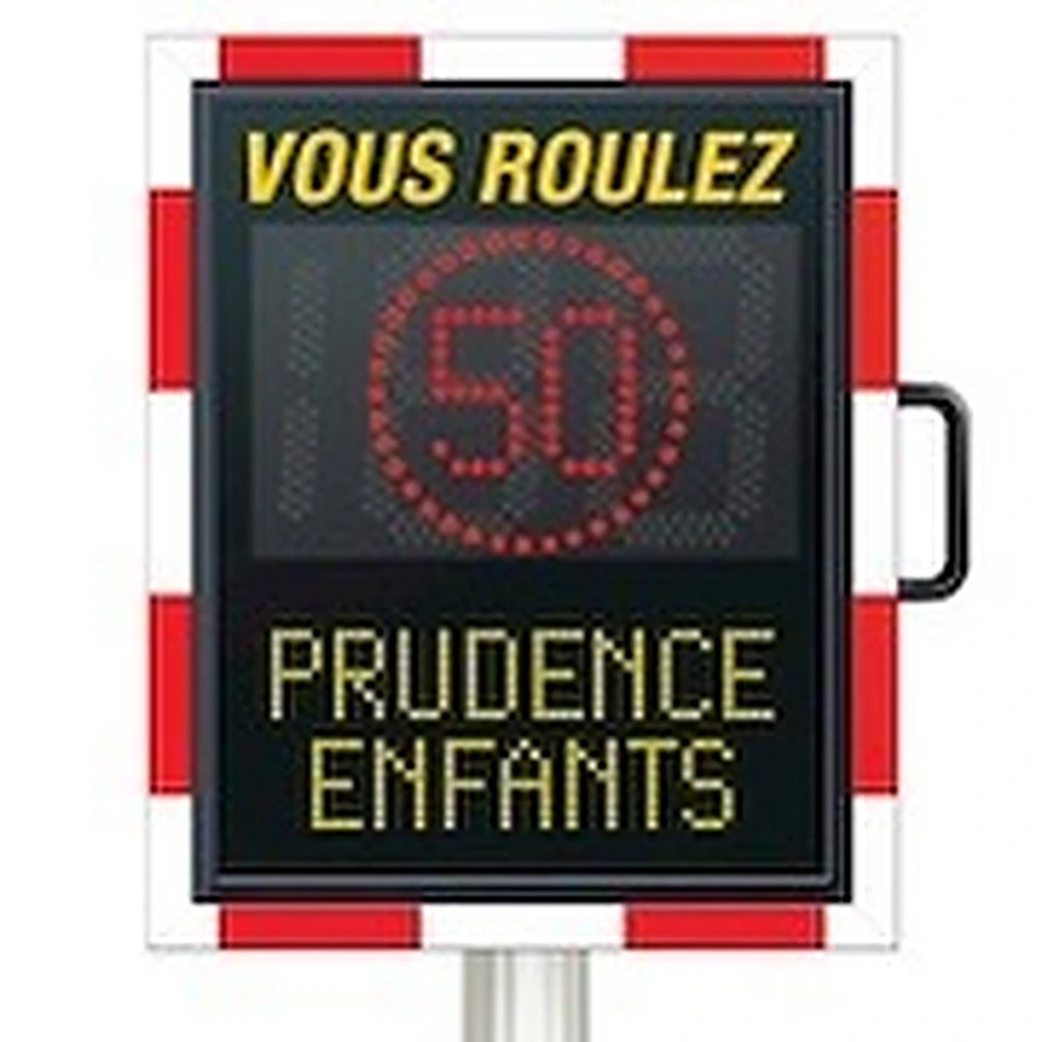 Radar pédagogique — afficheur de vitesse — réf. SE-RD-PEDAGO