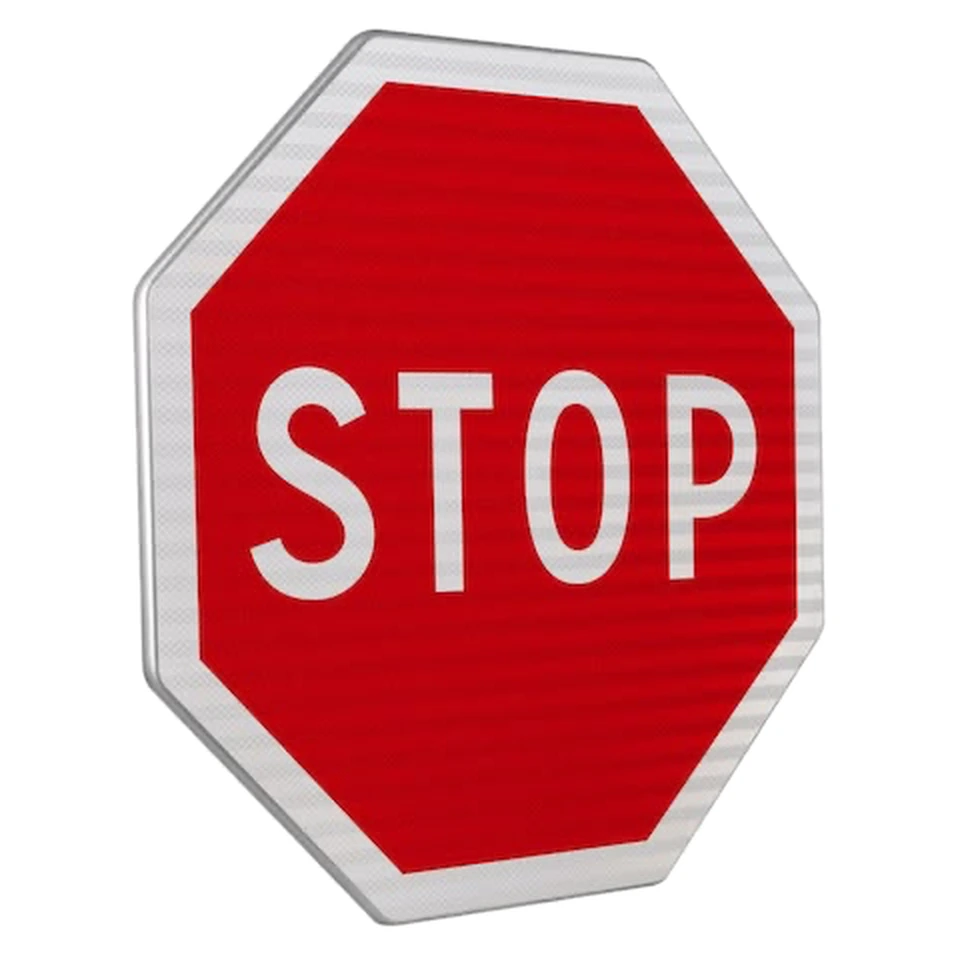 Panneau AB4 — STOP — Arrêt à l'intersection — réf. SR-AB4