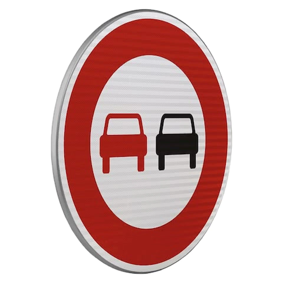 Panneau B3 — Interdiction de dépasser — réf. SR-B3