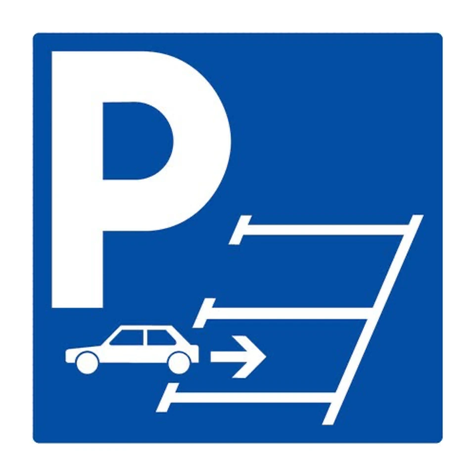 Panneau C1 — Parc de stationnement, mode de stationnement indiqué — réf. SR-C1-VL